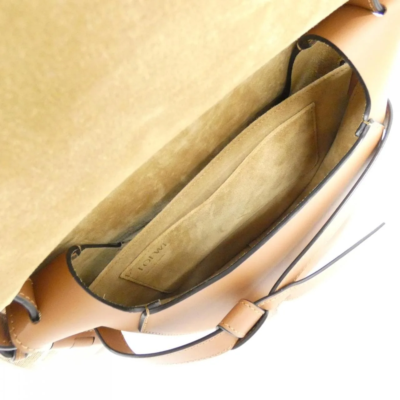 LOEWE Gate A650T20X40 Shoulder Canvas Black Canvas - Thumbnail 7