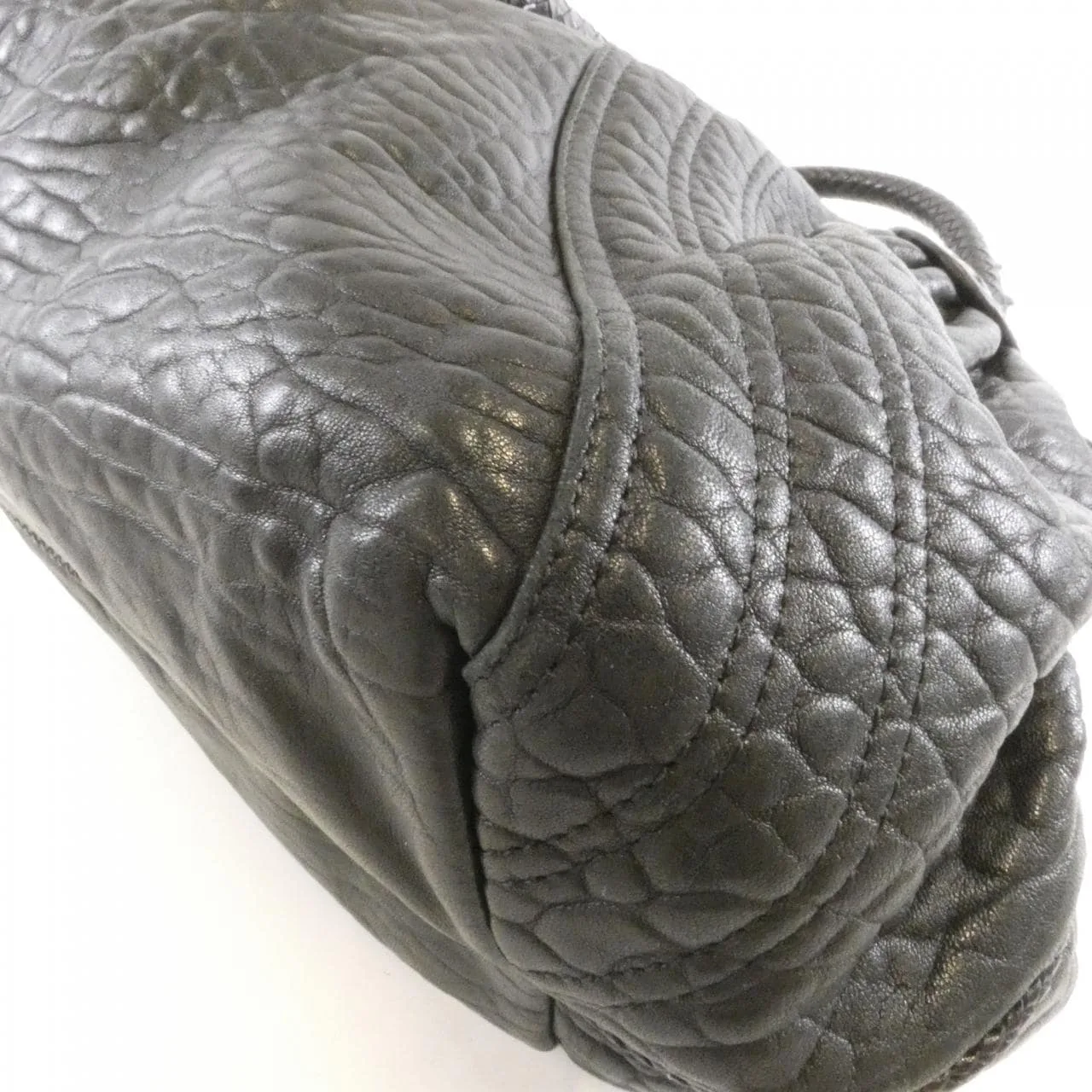 FENDI Baguette 8BR511 RQ1 Shoulder Leather Black Leather Rank A - Thumbnail 3