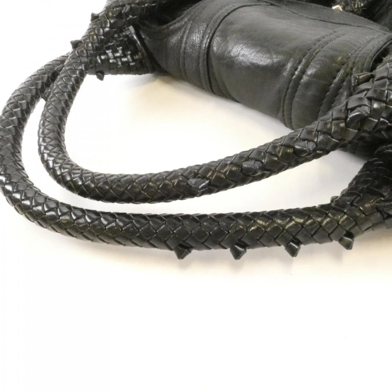 FENDI Baguette 8BR511 RQ1 Shoulder Leather Black Leather Rank A - Thumbnail 6