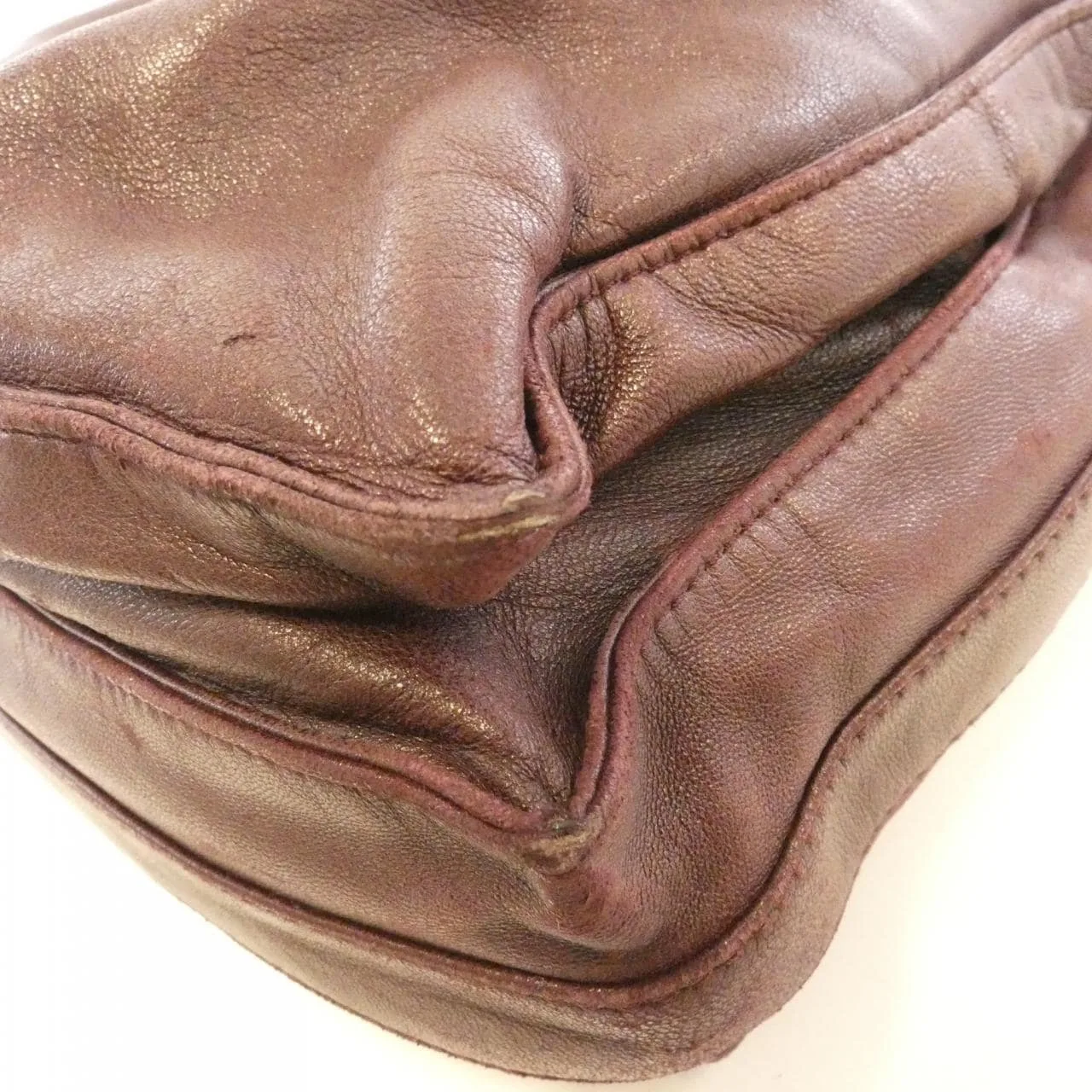 LOEWE Flamenco 390 82 008 Handbag 紫色 中古品B - 縮圖 3