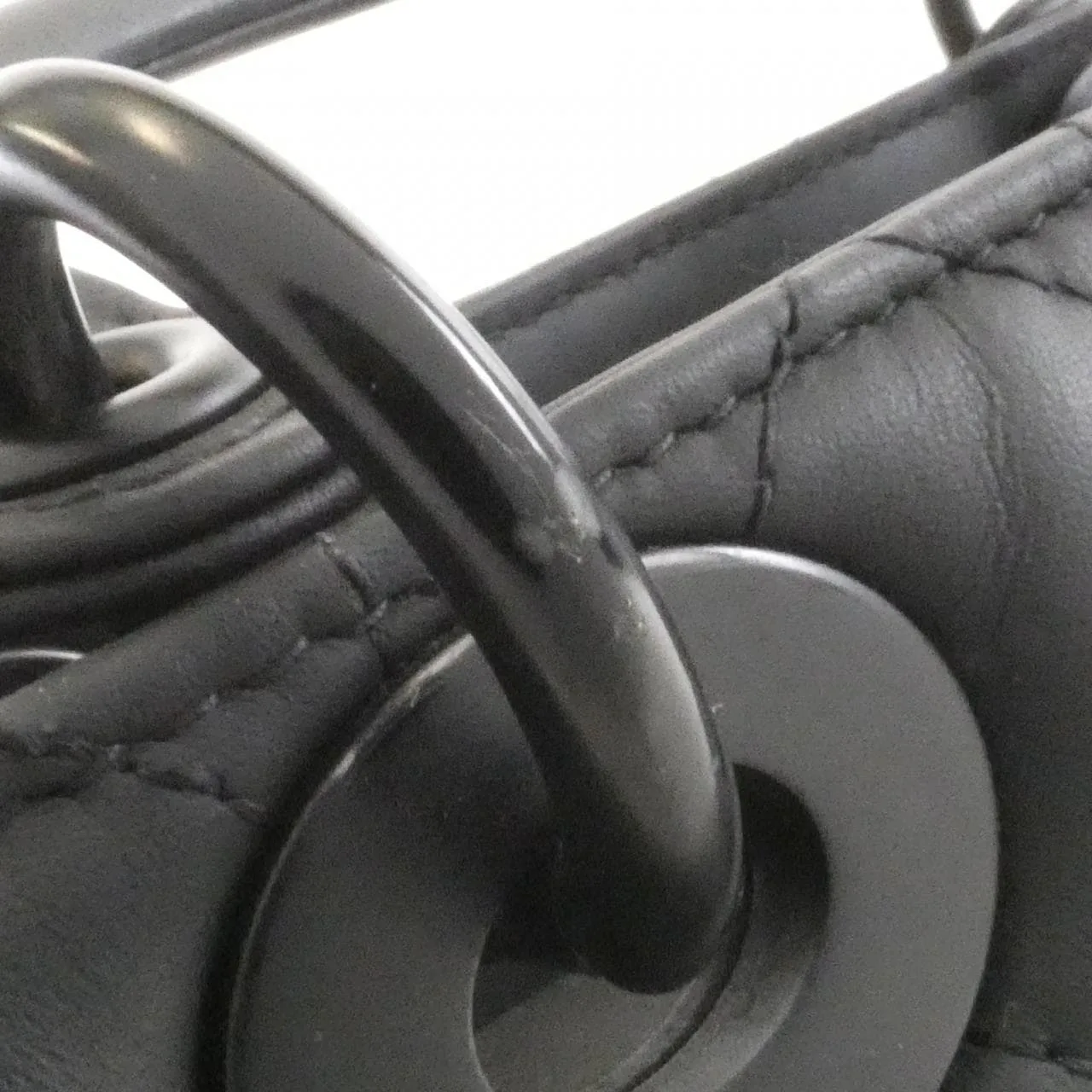 DIOR Lady Dior M0565SLOI Handbag 黑色 中古品B - 縮圖 7