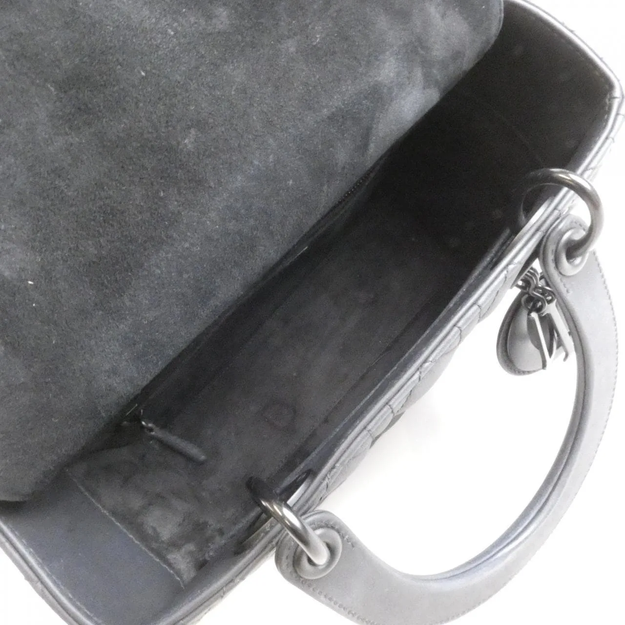 DIOR Lady Dior M0565SLOI Handbag 黑色 中古品B - 縮圖 9