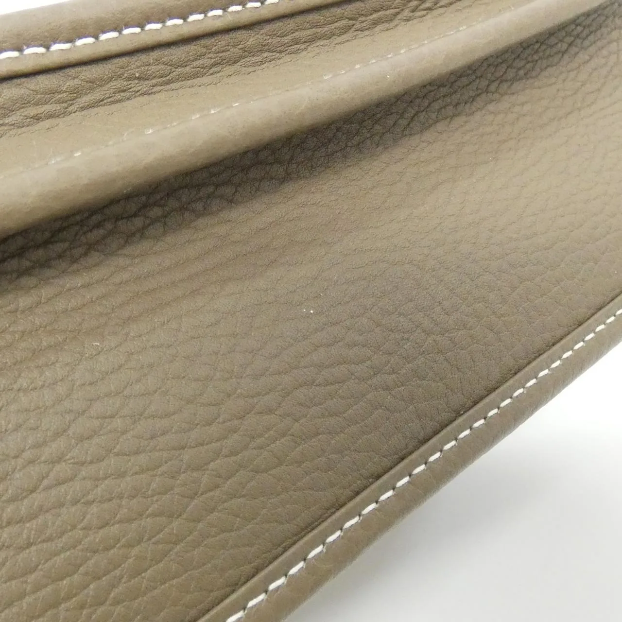 HERMES Evelyne 056277CC Shoulder Clemence Etoupe Clemence Leather Rank A - Thumbnail 3