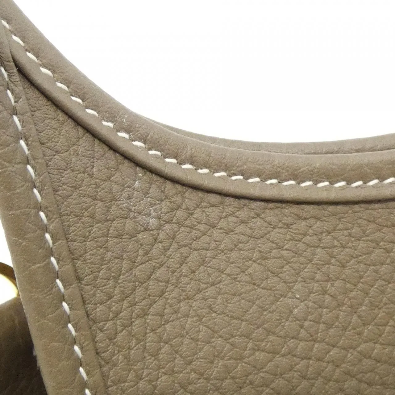 HERMES Evelyne 056277CC Shoulder Clemence Etoupe Clemence Leather Rank A - Thumbnail 4