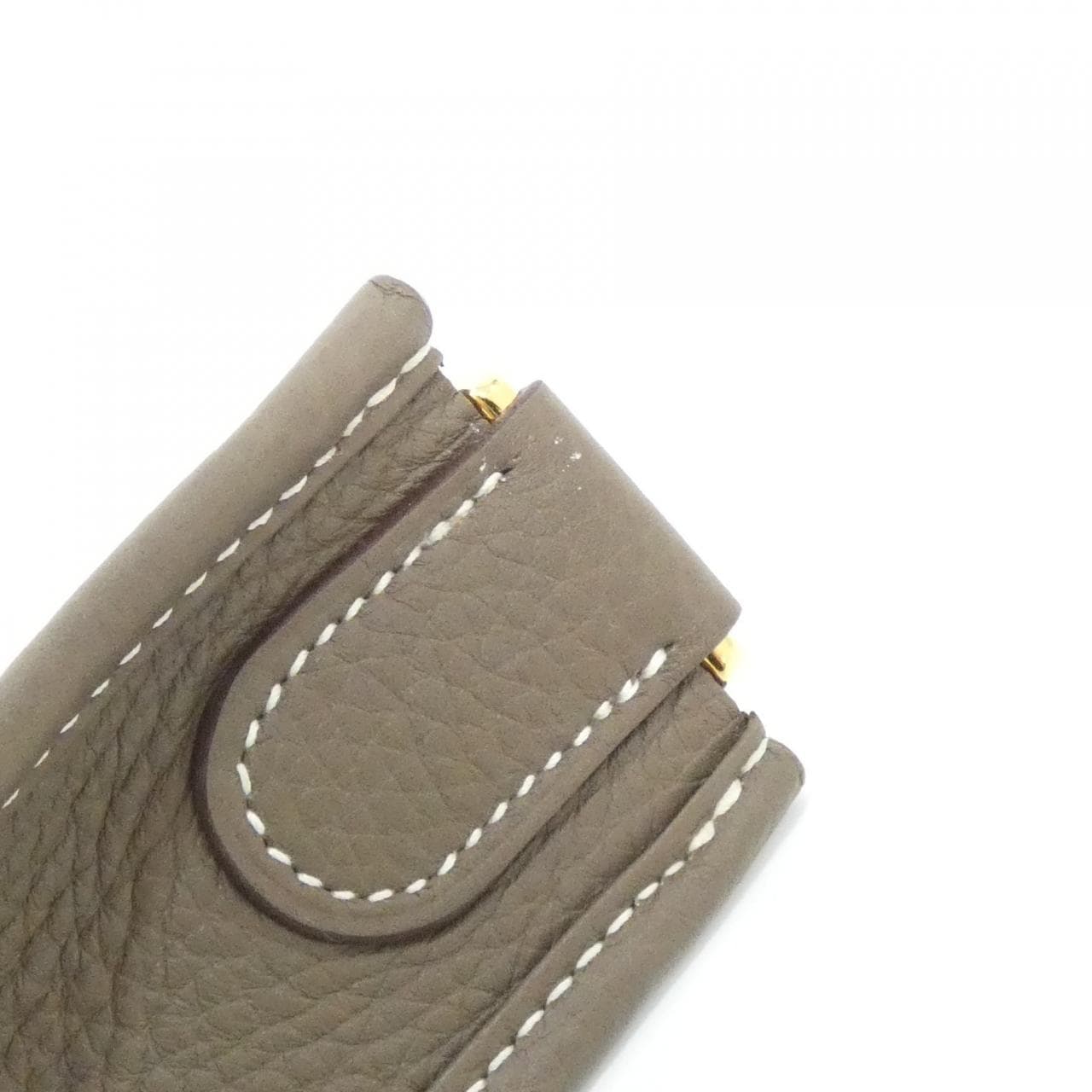 HERMES HERMÈS Evelyne 056277CC Shoulder Bag Clemence Etoupe Clemence Leather - Thumbnail 5