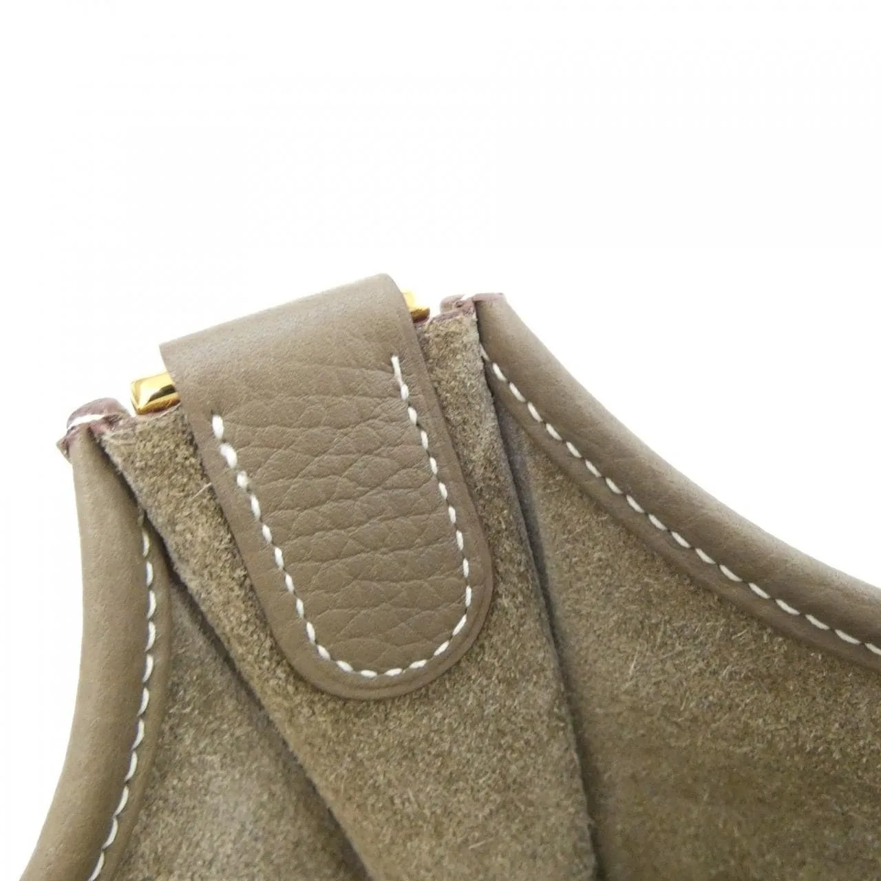 HERMES Evelyne 056277CC Shoulder Clemence Etoupe Clemence Leather Rank A - Thumbnail 8