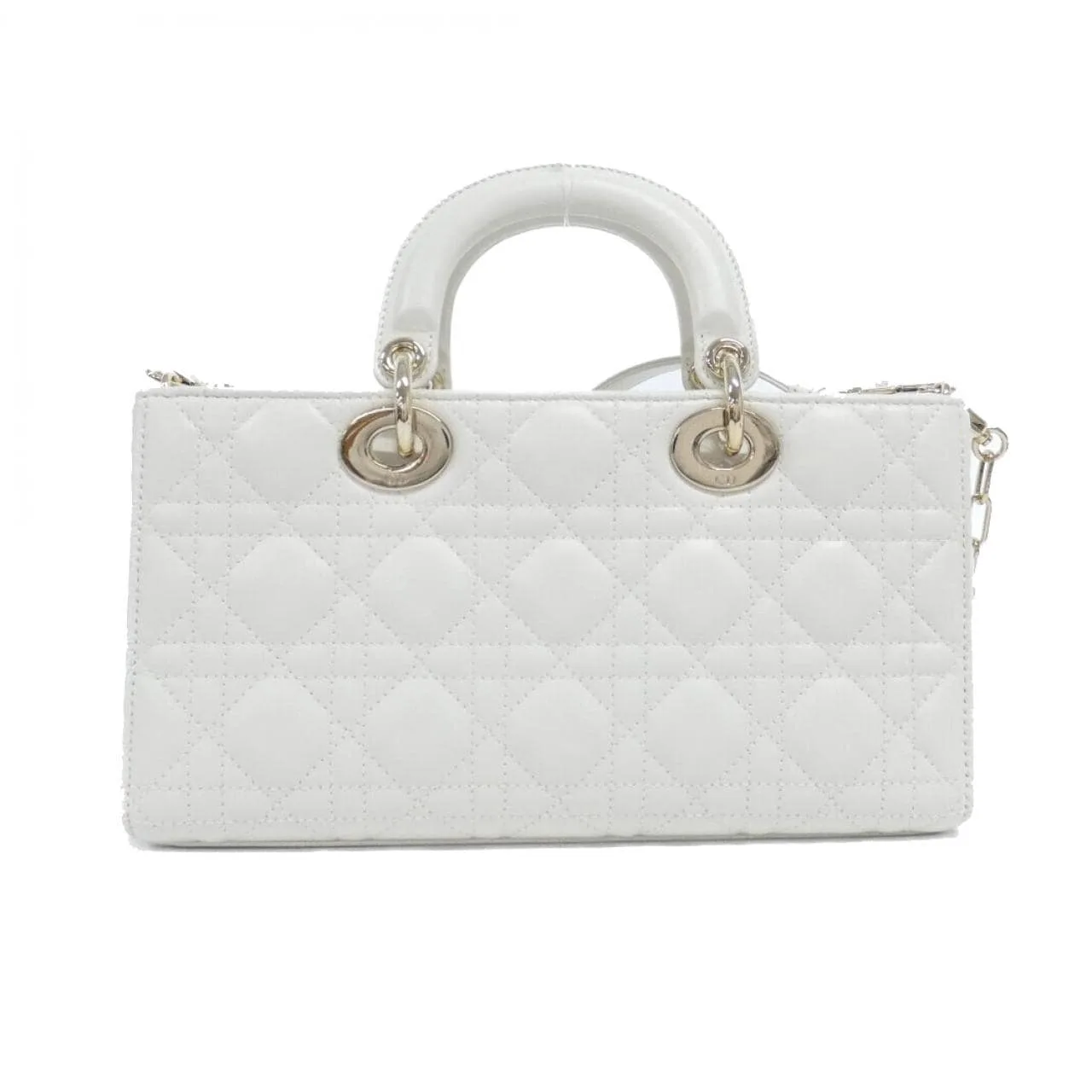 DIOR Lady D-Joy M0540ONGE Handbag Lambskin Black Lambskin - Thumbnail 2