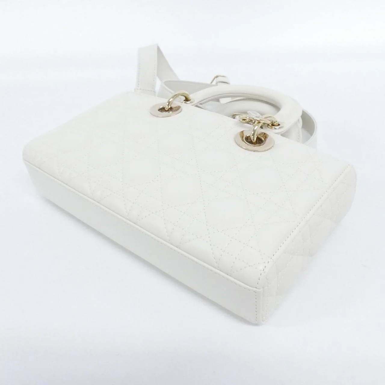 DIOR Lady D-Joy M0540ONGE Handbag Lambskin Black Lambskin - Thumbnail 3