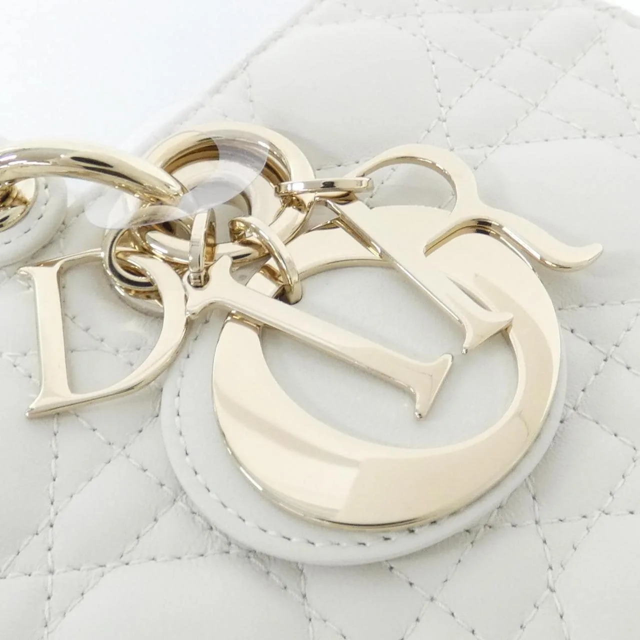 DIOR Lady D-Joy M0540ONGE Handbag Lambskin Black Lambskin - Thumbnail 4