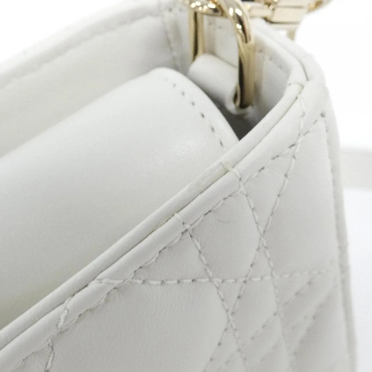 DIOR Lady D-Joy M0540ONGE Handbag Lambskin Black Lambskin - Thumbnail 5