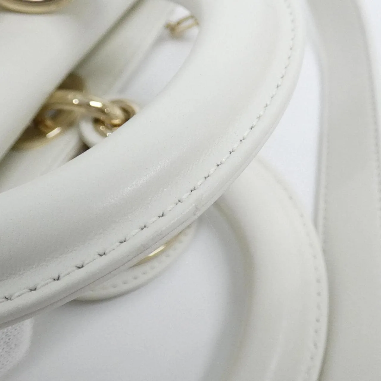 DIOR Lady D-Joy M0540ONGE Handbag Lambskin Black Lambskin - Thumbnail 7