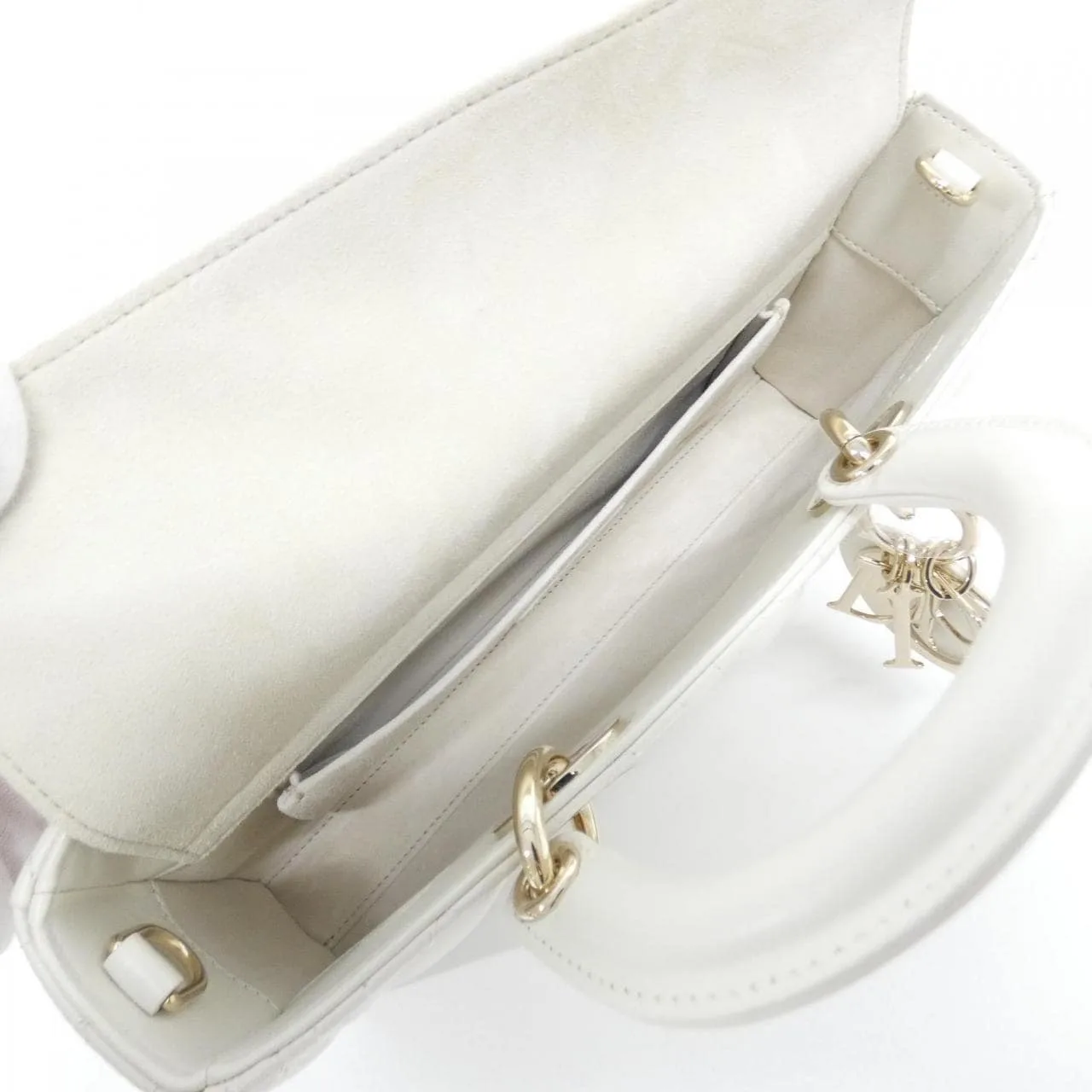 DIOR Lady D-Joy M0540ONGE Handbag Lambskin Black Lambskin - Thumbnail 8