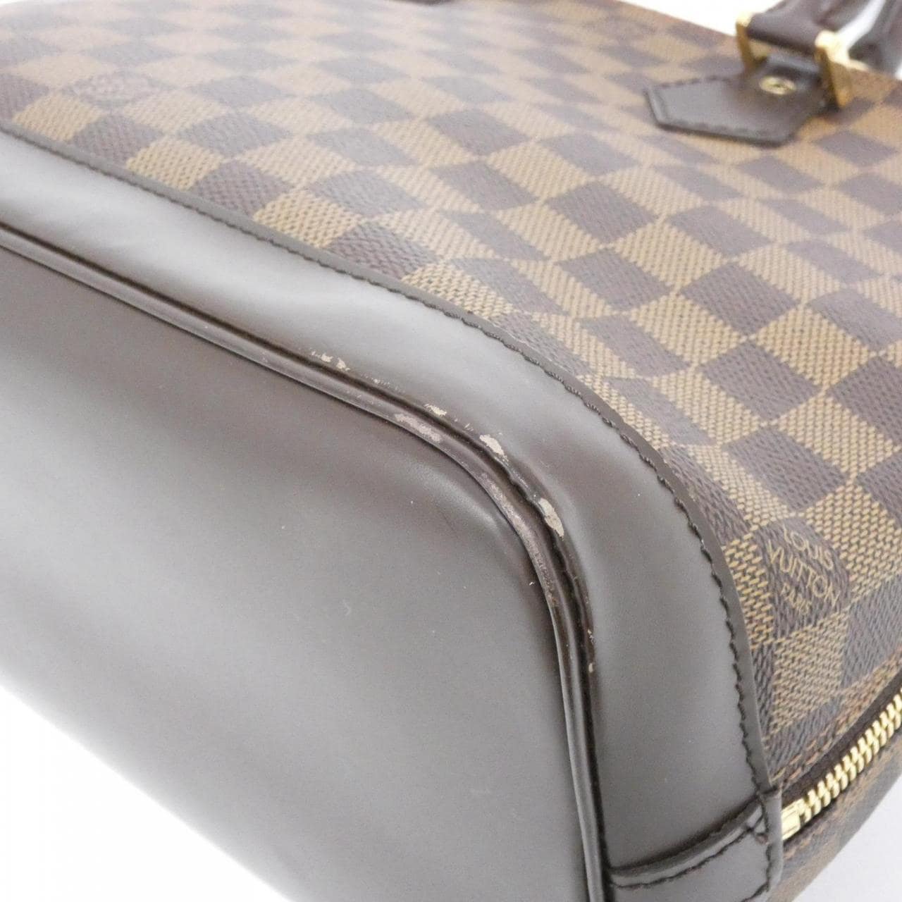LOUIS VUITTON Alma N51131 Handbag Damier 黑色 Damier 中古品A - 縮圖 2