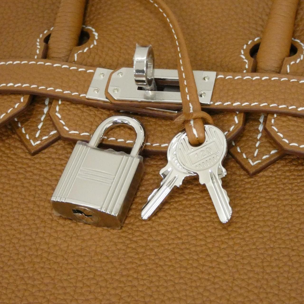 HERMES 041344CK Bag Togo 金色 Togo 牛皮 - 縮圖 4