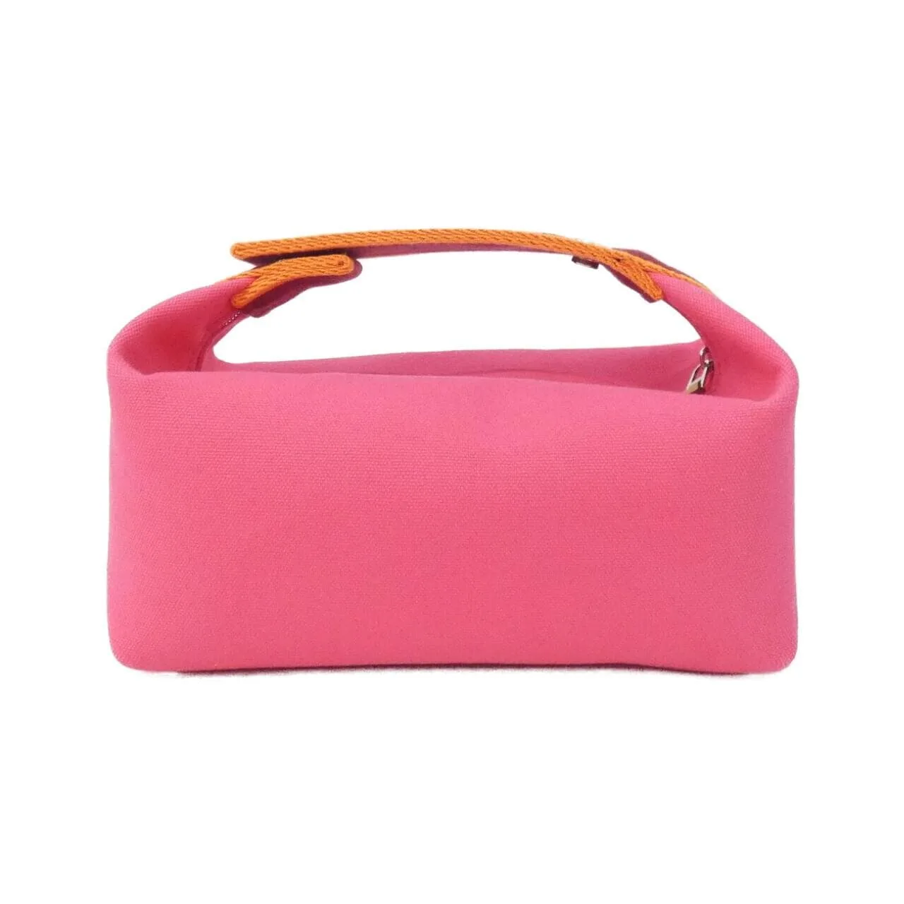 HERMES 103222M Pouch Canvas 黑色 帆布 中古品A - 縮圖 2