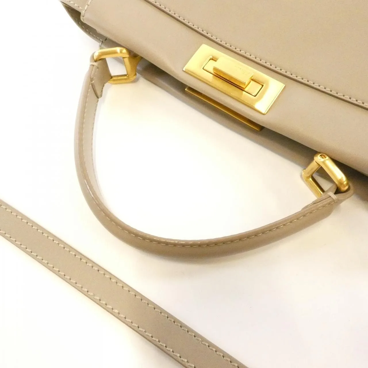 FENDI Peekaboo 8BN226 K4L Handbag 黑色 中古品A - 縮圖 4