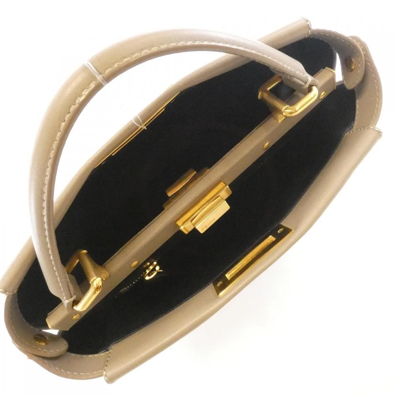 FENDI Peekaboo 8BN226 K4L Handbag 黑色 中古品A - 縮圖 5