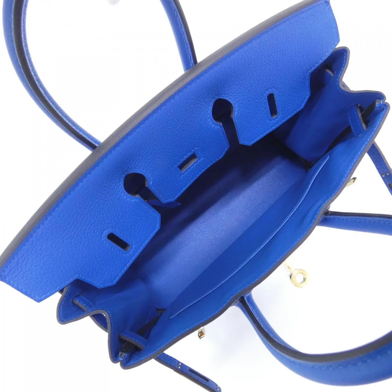 HERMES Birkin 041344CC Handbag Togo 藍色 Togo 牛皮 未使用品 - 縮圖 6