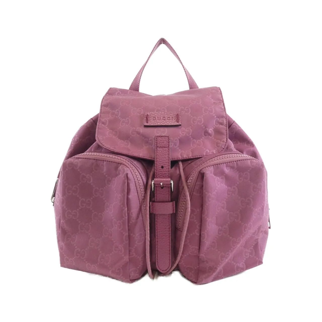 GUCCI 406361 Backpack Nylon Pink