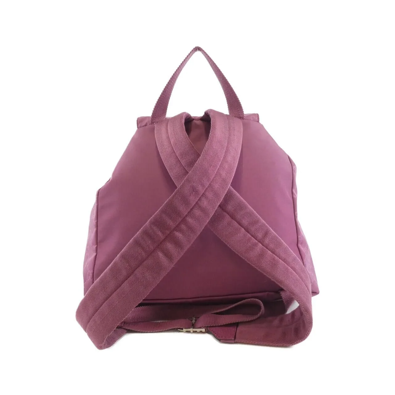 GUCCI 406361 Backpack Nylon 粉色 尼龍 中古品A - 縮圖 2