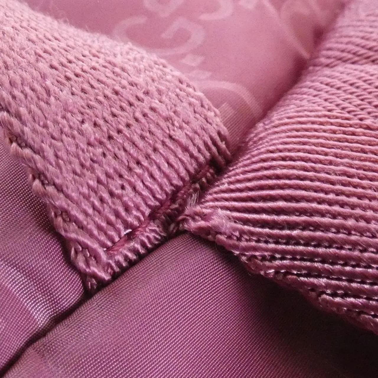 GUCCI 406361 Backpack Nylon 粉色 尼龍 中古品A - 縮圖 6