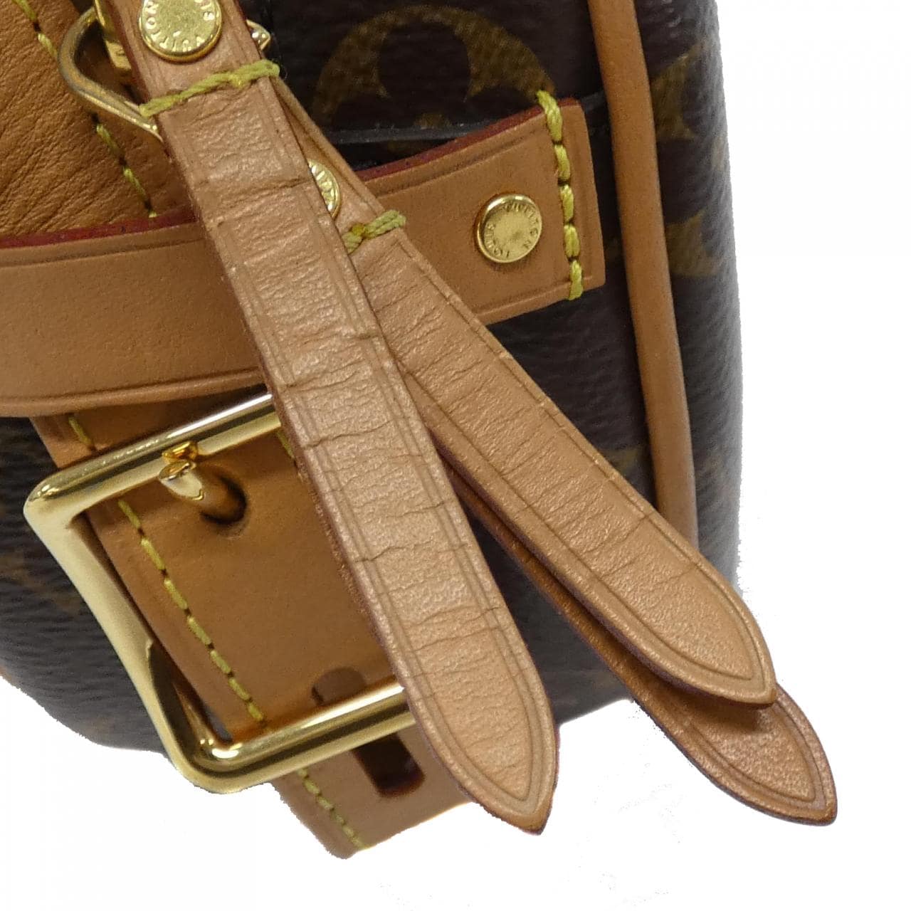 LOUIS VUITTON M45149 Shoulder Monogram 黑色 Monogram 中古品A - 縮圖 4