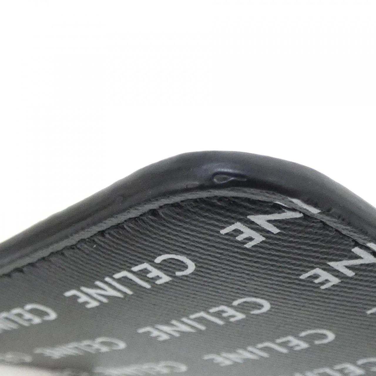 CELINE 10B772DTN Coin Case Canvas Black Canvas Rank A - Thumbnail 2