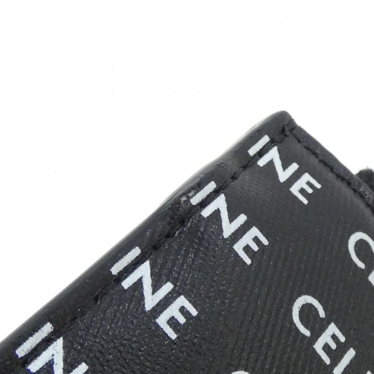 CELINE 10B772DTN Coin Case Canvas Black Canvas Rank A - Thumbnail 3