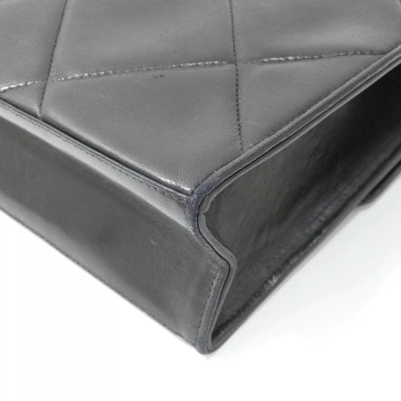 CHANEL Shoulder Lambskin Black Lambskin Rank A - Thumbnail 4