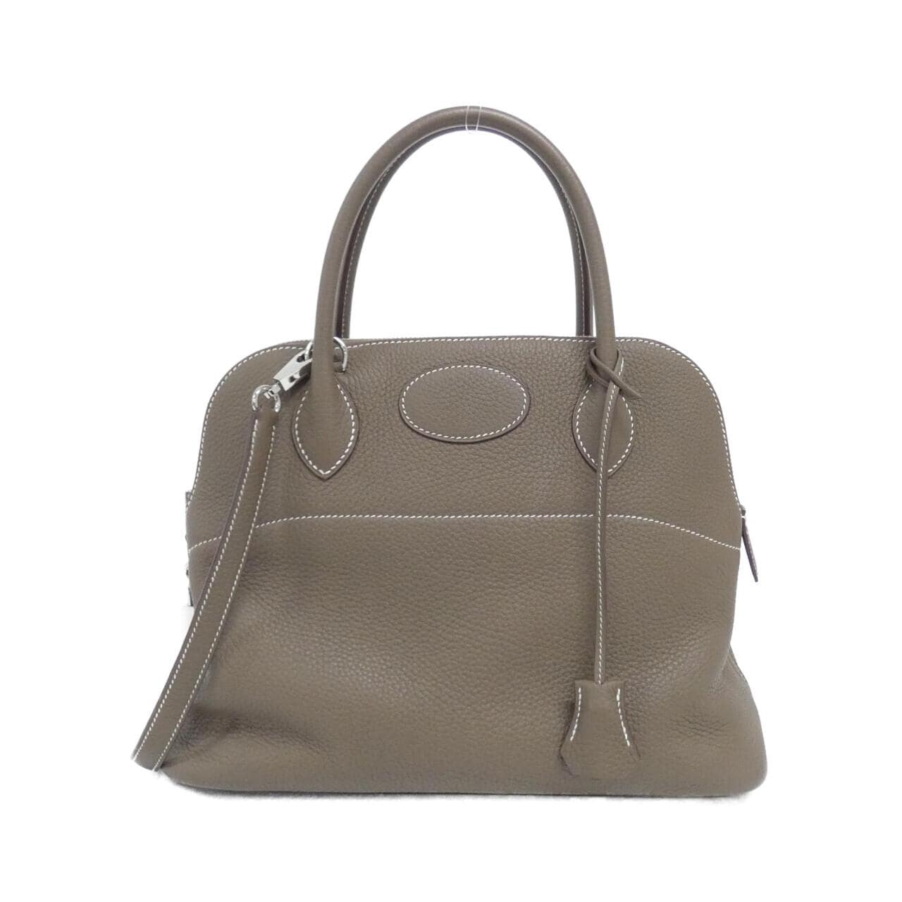 HERMES 073419CK Handbag Clemence