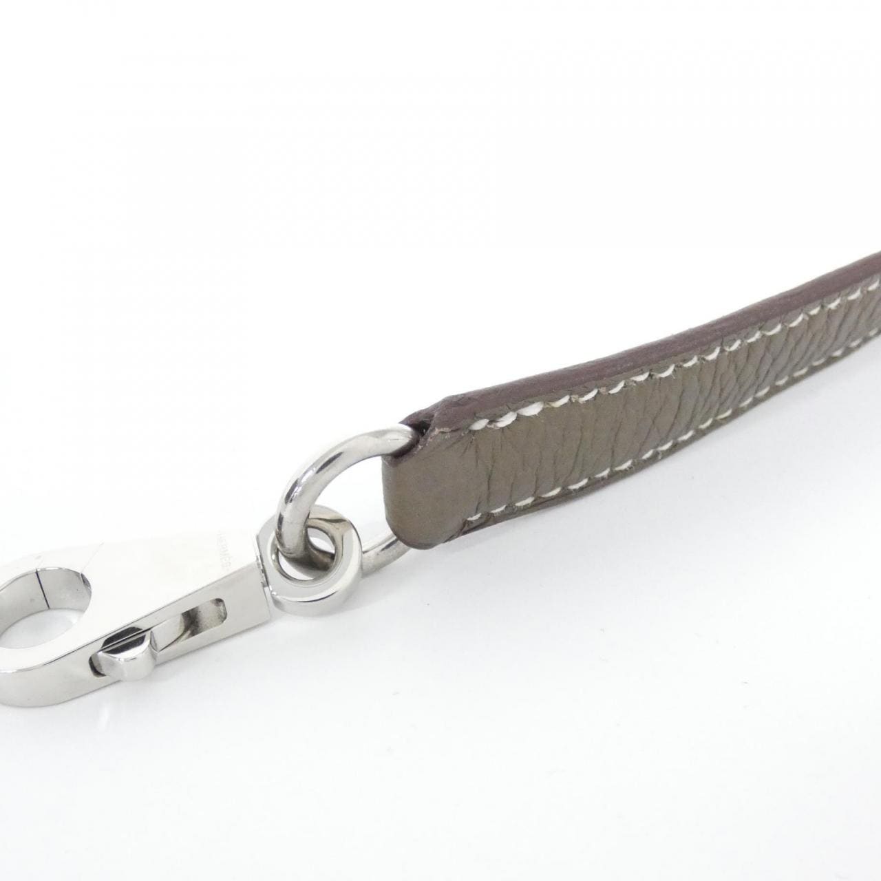 HERMES Bolide 073419CK Handbag Clemence Etoupe Clemence 皮 中古品A - 縮圖 9