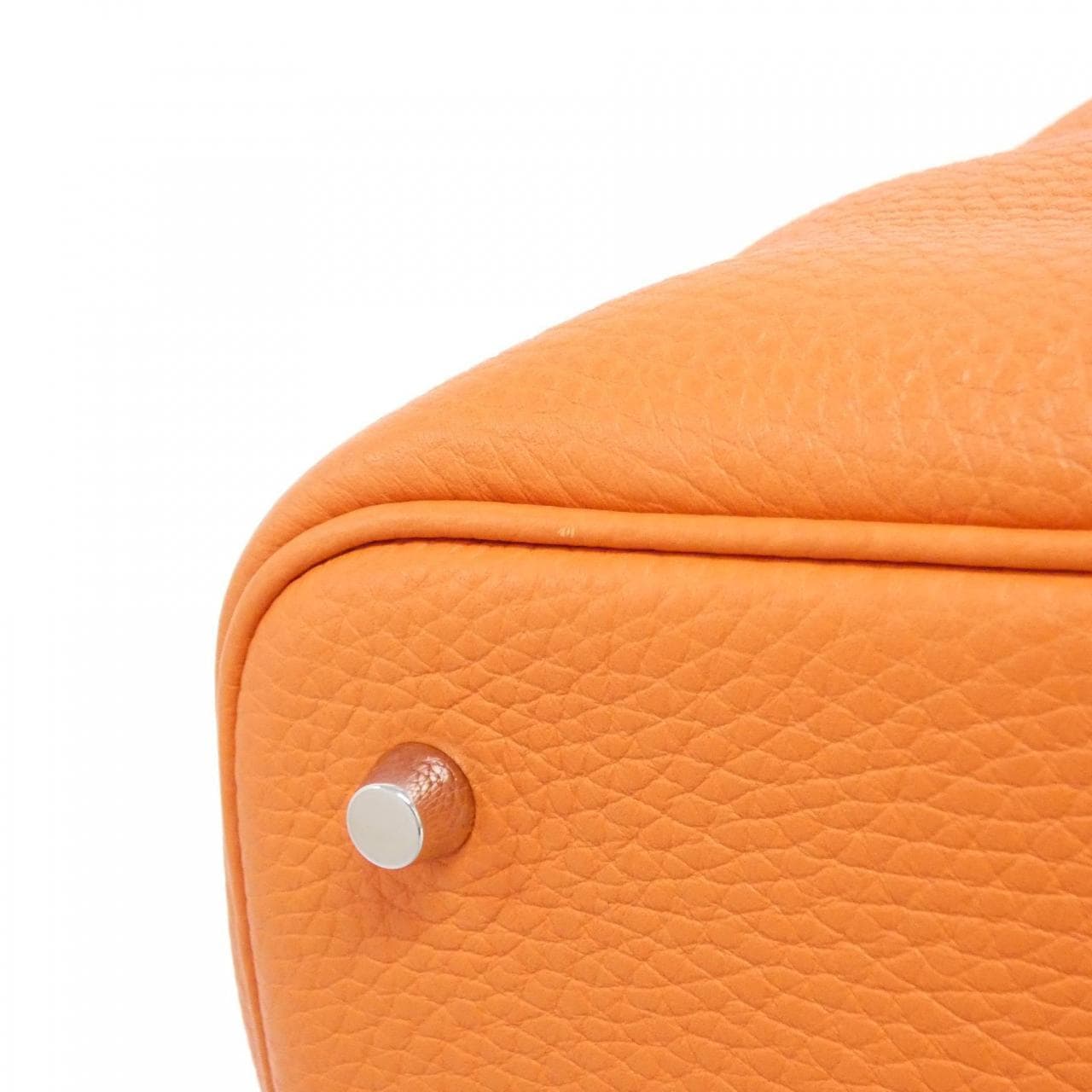 HERMES HERMÈS Picotin 060991CK Bag Clemence Black Clemence Leather - Thumbnail 2