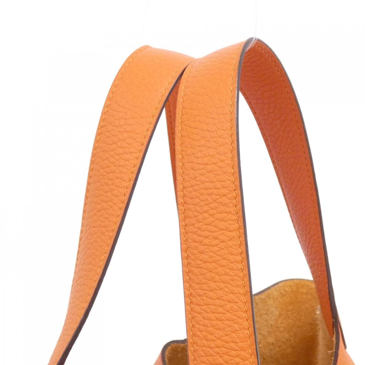 HERMES HERMÈS Picotin 060991CK Bag Clemence Black Clemence Leather - Thumbnail 4