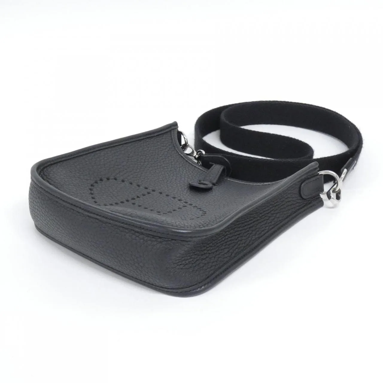 HERMES 069426CK Shoulder Clemence Black Clemence Leather - Thumbnail 3