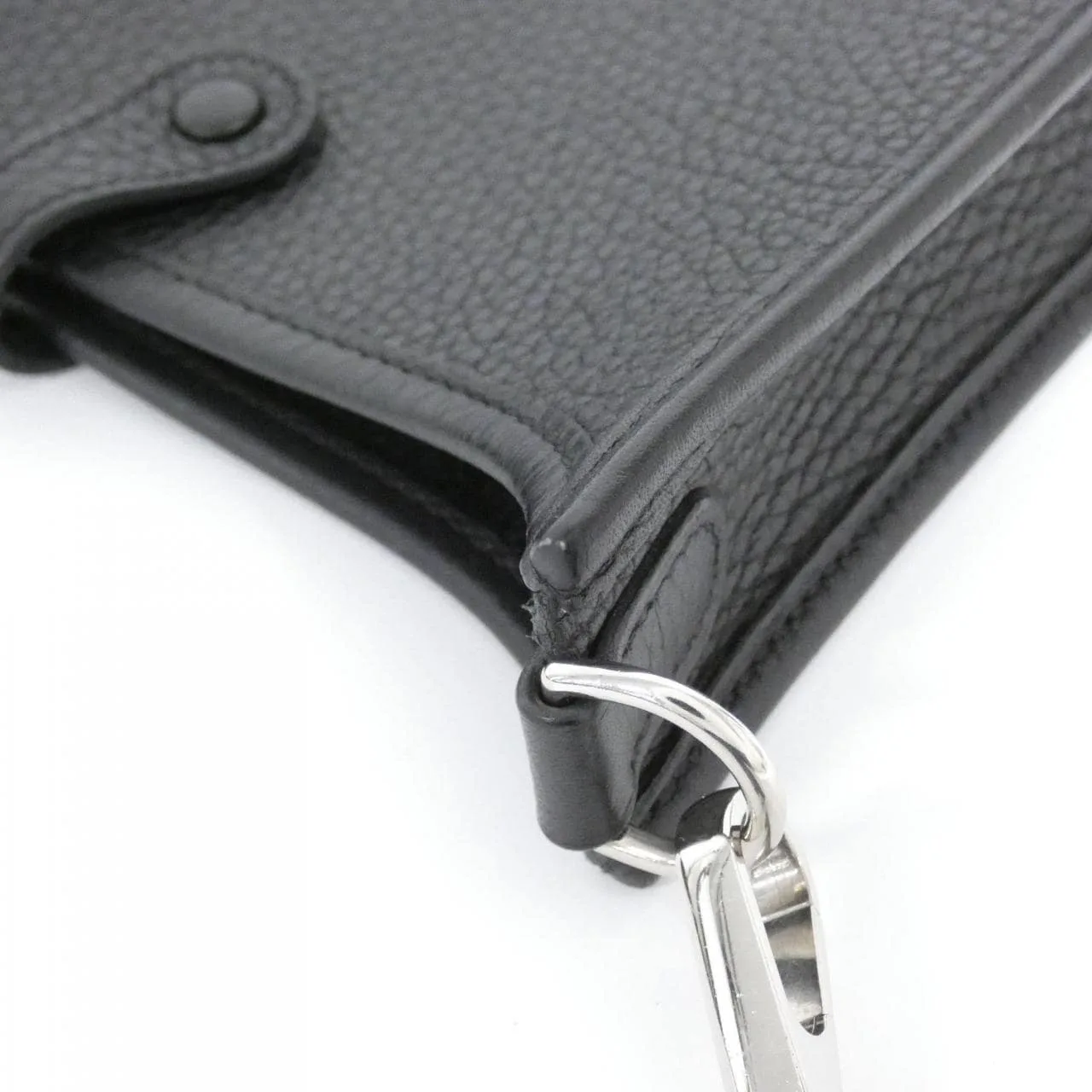 HERMES 069426CK Shoulder Clemence Black Clemence Leather - Thumbnail 5