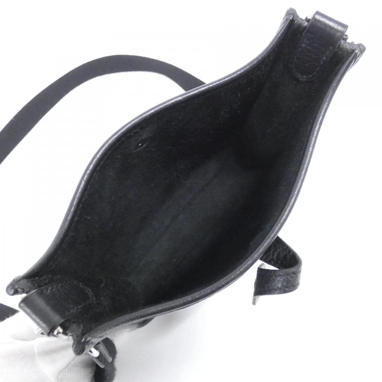 HERMES 069426CK Shoulder Clemence Black Clemence Leather - Thumbnail 8