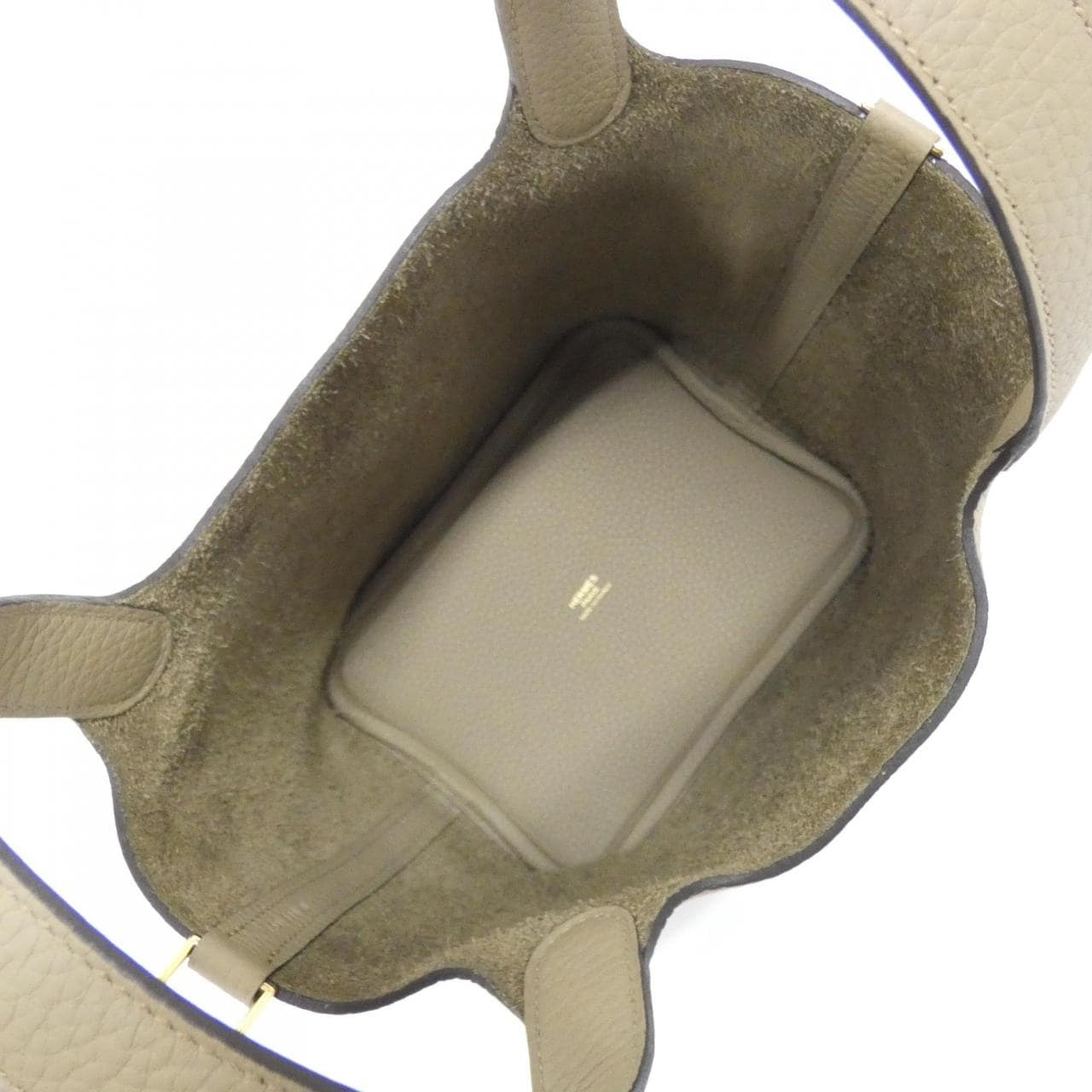 HERMES 056289CC Handbag Clemence Beige Clemence Leather - Thumbnail 5