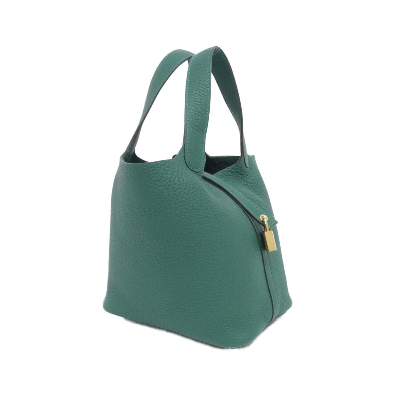 HERMES HERMÈS Picotin 056289CC Bag Clemence Black