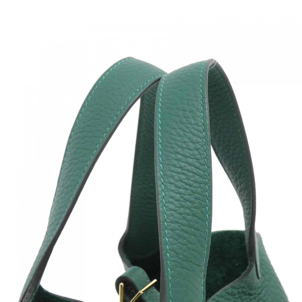 HERMES HERMÈS Picotin 056289CC Bag Clemence Black Clemence Leather - Thumbnail 4