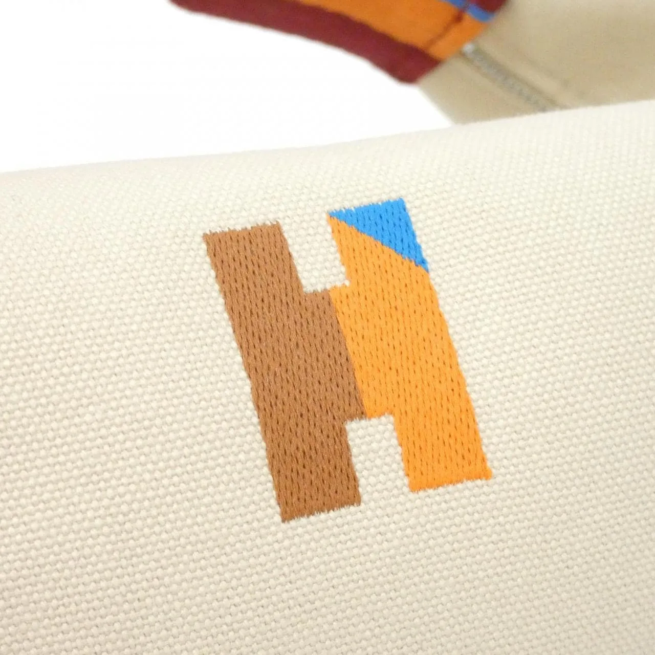 HERMES 104346M Pouch Canvas Black Canvas Rank A - Thumbnail 4