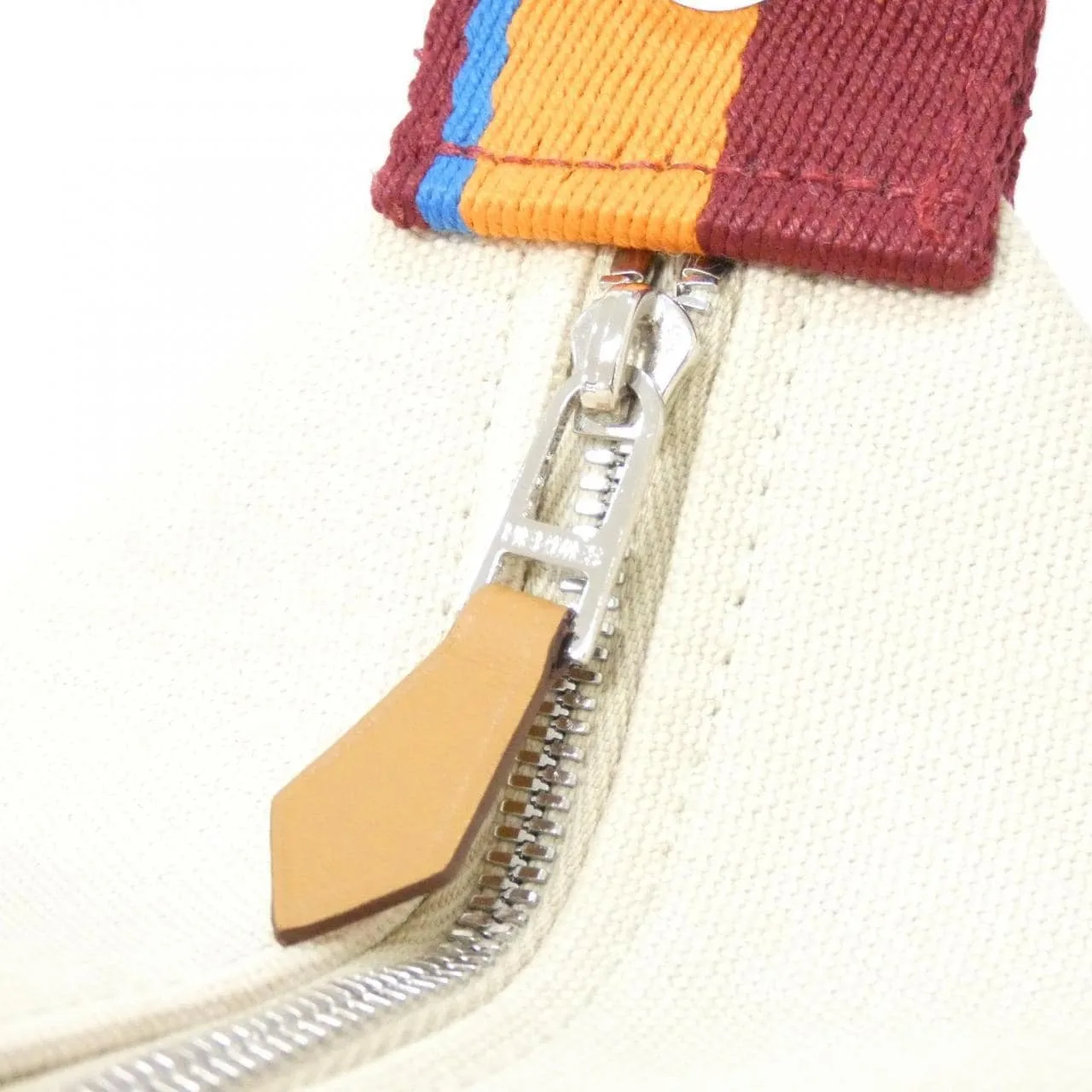 HERMES 104346M Pouch Canvas Black Canvas Rank A - Thumbnail 5