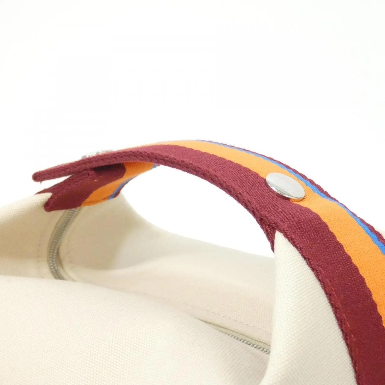 HERMES 104346M Pouch Canvas Black Canvas Rank A - Thumbnail 6