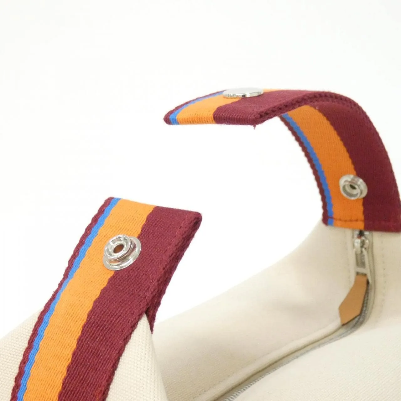 HERMES 104346M Pouch Canvas Black Canvas Rank A - Thumbnail 7