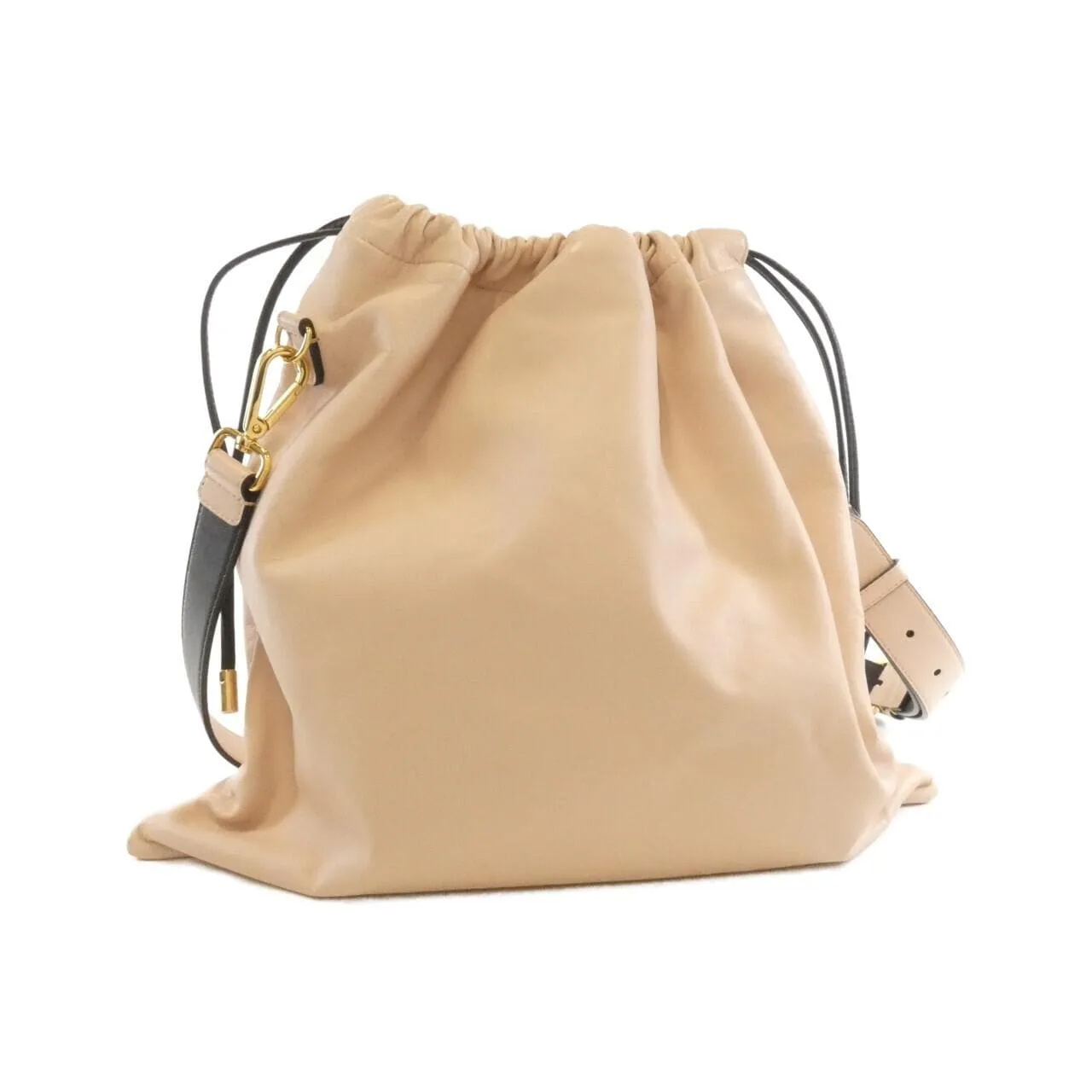 FENDI 8BT338 ADM9 Shoulder Leather Black Leather - Thumbnail 2