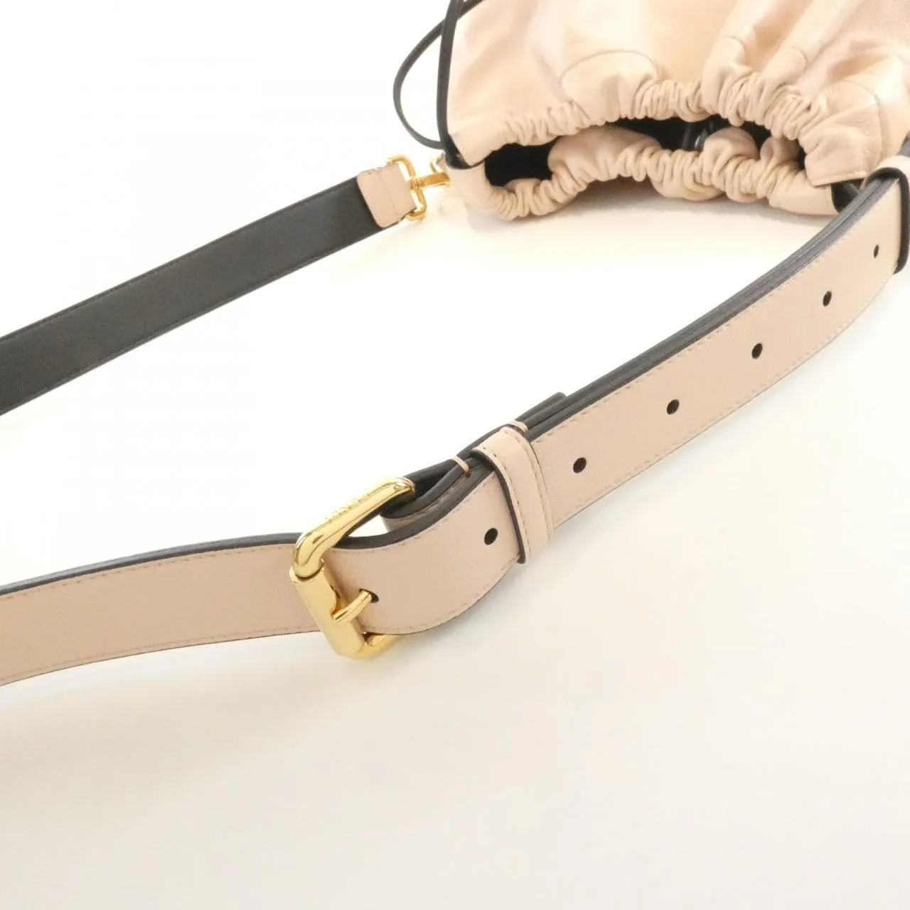 FENDI 8BT338 ADM9 Shoulder Leather Black Leather - Thumbnail 4