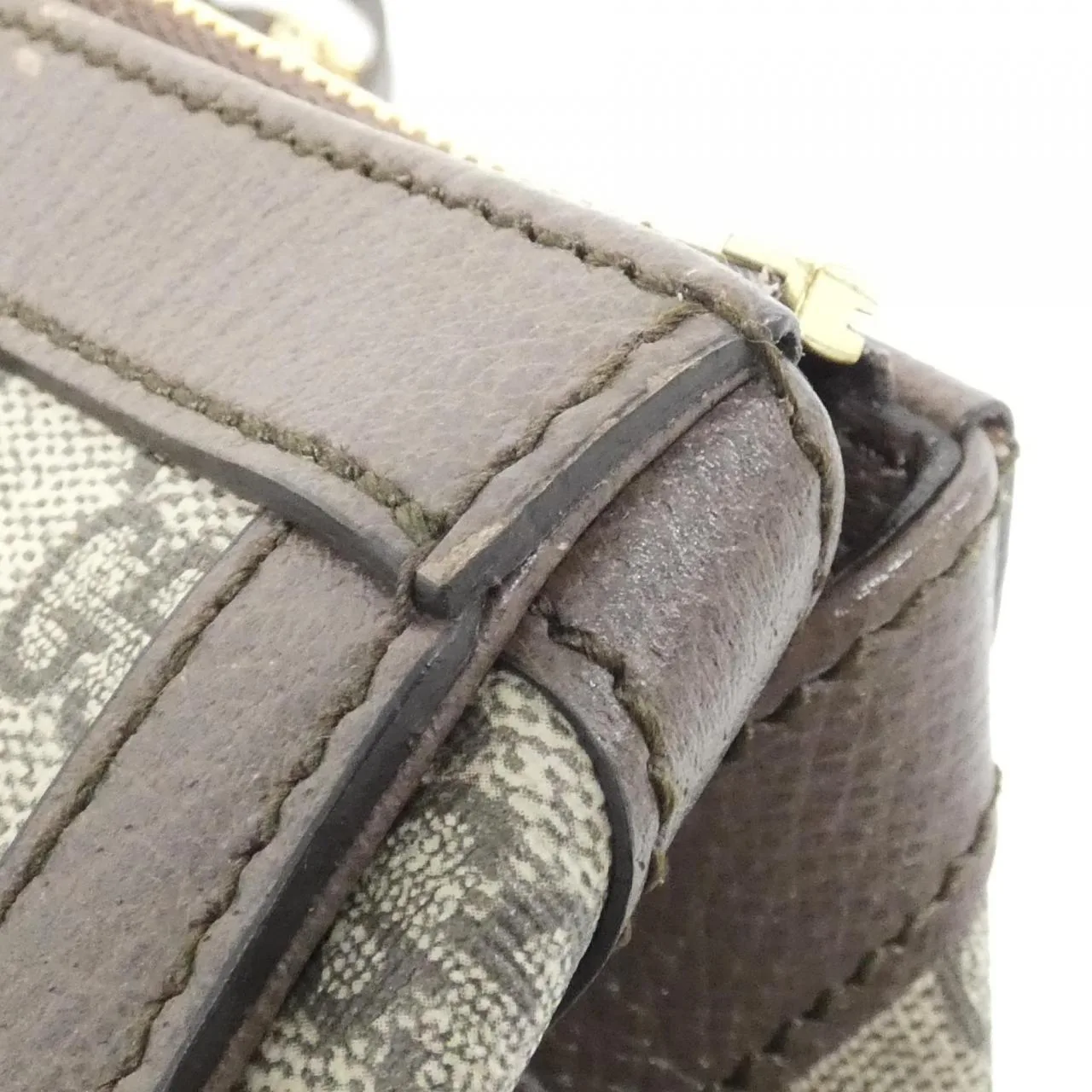 GUCCI Ophidia 547551 K05NB Handbag Canvas 黑色 帆布 中古品A - 縮圖 6