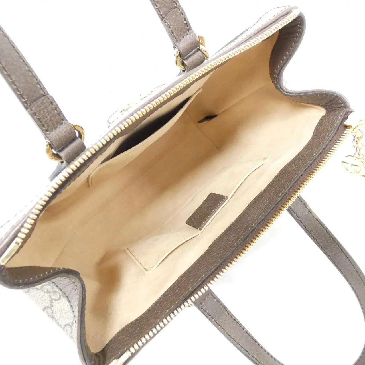 GUCCI Ophidia 547551 K05NB Handbag Canvas 黑色 帆布 中古品A - 縮圖 8