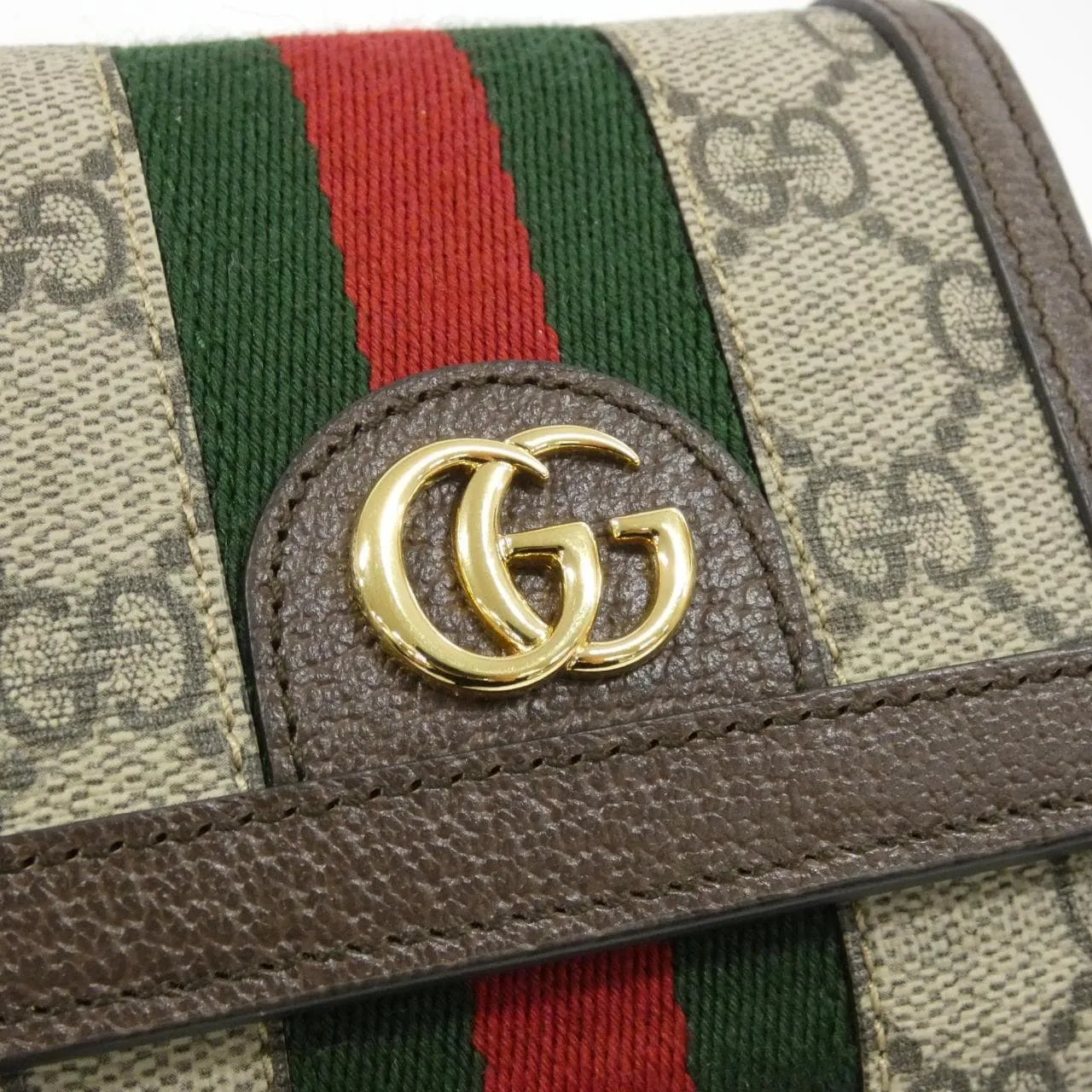 GUCCI 598662 96IWG Wallet Canvas 黑色 帆布 中古品A - 縮圖 3