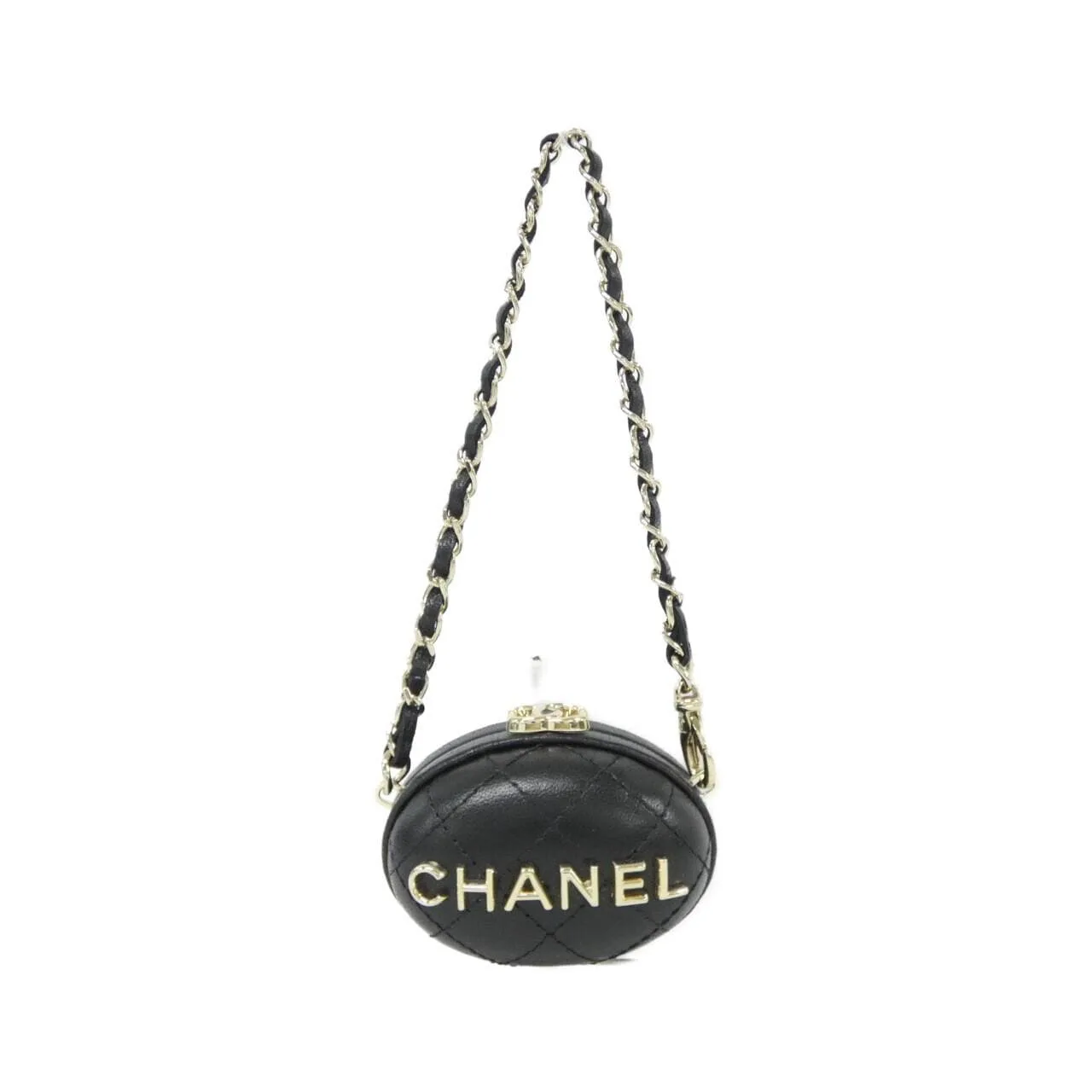 CHANEL AP4946 Key Case Lambskin Black