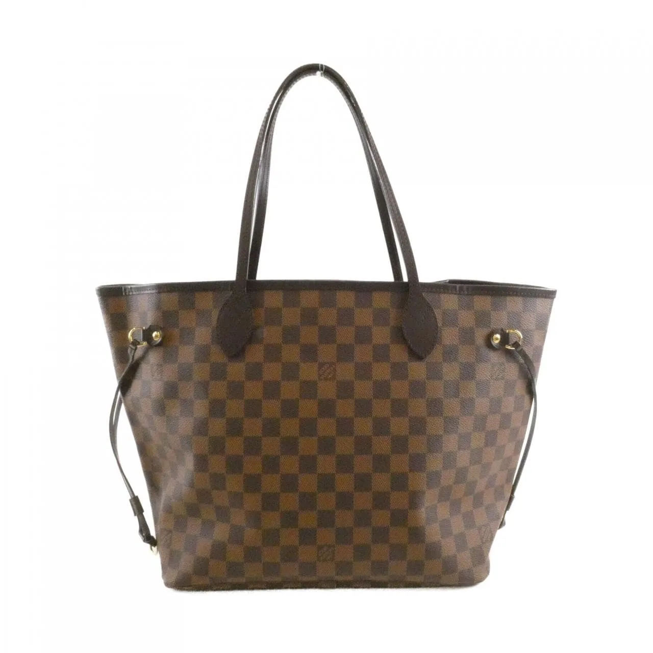 LOUIS VUITTON Neverfull N51105 Tote Damier Black